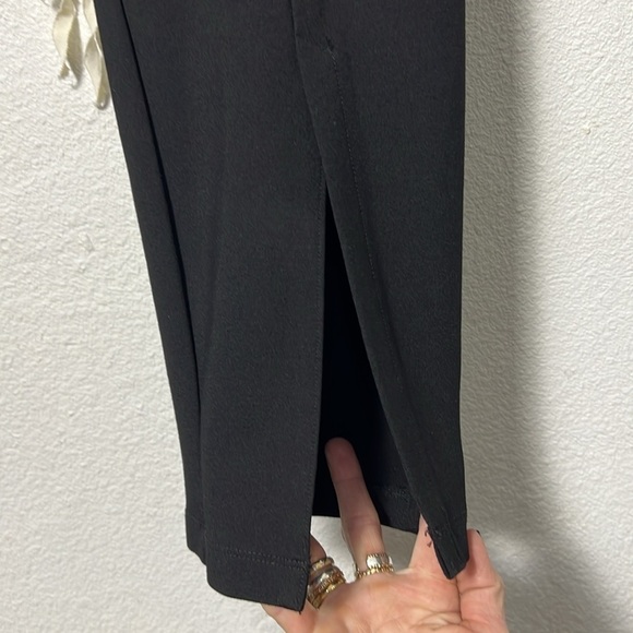 Universal Standard Black Pull on Slit Ankle Pant Size M(18/20) - Picture 4 of 11